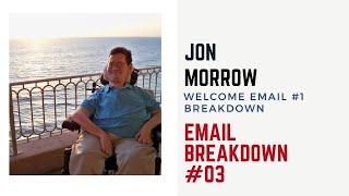 Welcome Email #1 Jon Morrow of Smart Blogger