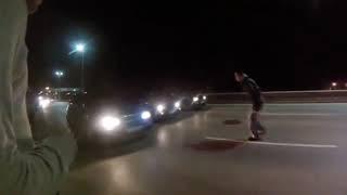 202-ra Illegal street racing and drift in night Sofia!-Bomfunk MC's - Turn It Up