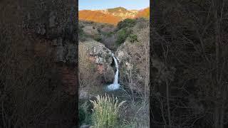 Waterfall at sunset #waterfall #sunset #nature