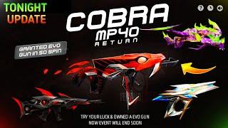 Next Evo Vault Event, Cobra Mp40 Return | Free Fire New Event| Ff New Event |New Event Free Fire