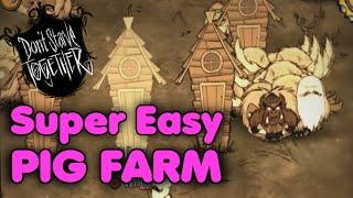 Super Easy Pig Farm (Don't Starve Together DST)