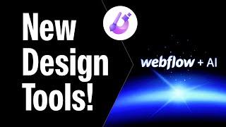 New A.I. Design Tools By Webflow & Microsoft!