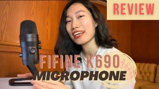 UNBOXING FIFINE K690 USB Microphone (REVIEW + AUDIO TEST)