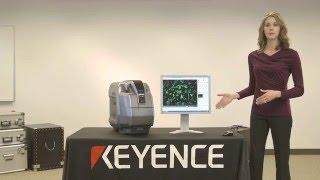 Keyence Fluorescence Microscope -On Camera Spokesperson Amy McWhirter