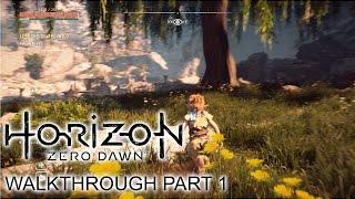 Horizon Zero Dawn - 100% walkthrough part 1 - 1080p 60fps - No commentary