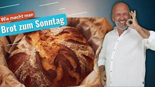 REZEPT ZUM BROT BACKEN - gelingt garantiert - super für Anfänger