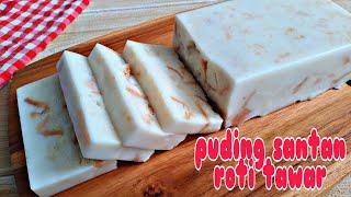 Recipe for making coconut milk bread pudding