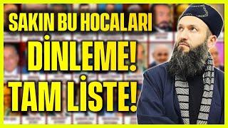 HOCA ZANNEDİLENLER AMA ALAKASI OLMAYANLAR LİSTESİ! Hüseyin ÇEVİK