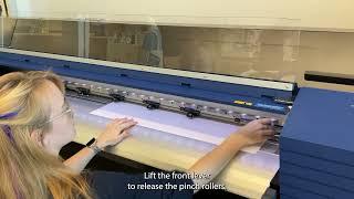 Printing a Shirt with the Large Format Printer