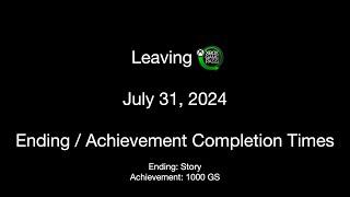 How Long to Beat - Leaving Xbox Game Pass (July 31 2024)