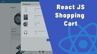 React Shopping Cart Tutorial For Beginners