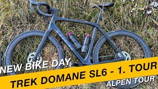 Trek Domane SL6 Aufbau & Erste Rennrad Tour in die Eng/Ahornboden | Insta360 X3