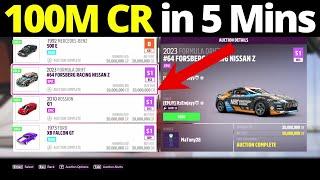 Getting 100,000,000 Credits *IN 5 MINUTES* In Forza Horizon 5!