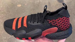Adidas Trae Young 2 Atlanta Hawks Black Red Basketball Shoes