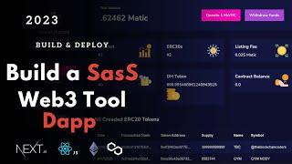 Build a SaaS: Web3 ERC20 Token Generator Tool Dapp With NextJs 13, React, Solidity and Blockchain
