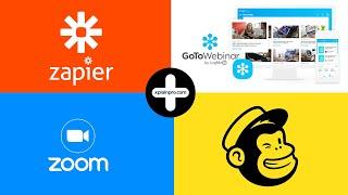 Connect MailChimp to GoToWebinar via Zapier | Personalized Triggered Emails Tutorial