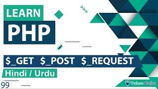 PHP $_GET $_POST $_REQUEST Variables Tutorial in Hindi / Urdu