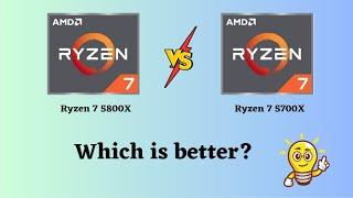 Ryzen 7 5800X vs Ryzen 7 5700X: Which is better?