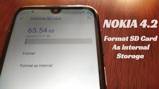 Nokia 4.2 Format SD Card As Internal Storage/Adoptable Storage