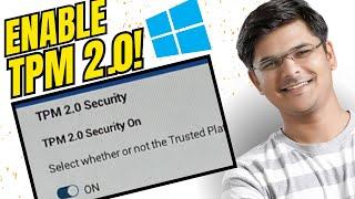 How to Enable TPM 2.0 in Windows 10/11!  Fix Compatibility & Install Windows 11 