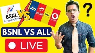 BSNL Vs ALL Fight | Vi Govt Revival Plan | Jio Airtel Satellite Internet #technoneillive