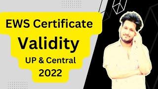 ews certificate validity in up and central 2024 #upewscertificate #shorts