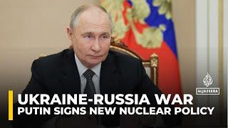 New Russia doctrine: Putin signs new nuclear policy