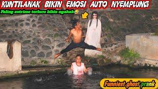 Prank Kuntilanak Bikin Emosi || Auto Nyemplung Paling Lucu Bikin Ngakak