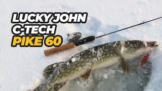 Зимняя удочка Lucky John C-Tech Pike 60 - для ловли крупного хищника со льда