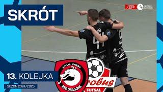 Red Dragons Pniewy - Texom Eurobus Przemyśl 2:6 | SKRÓT | 13. kolejka (2024/25)