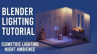 Blender Lighting Tutorial | Isometric Lighting | For Beginners