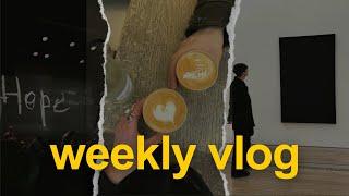 week in my life | museum, GY!BE concert, running, pickups, creative work