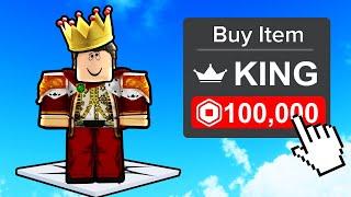 Unlocking THE KING RANK in Roblox!