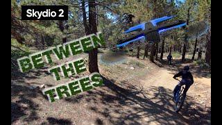 Skydio 2 Between the Trees - Mountain Biking in Mount Pinos