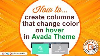 How to create columns that change color on hover in Avada