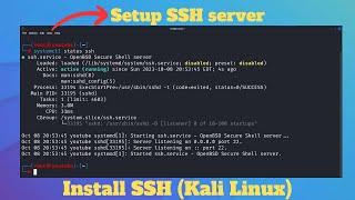 How to Install SSH in Kali Linux