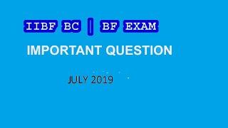 IIBF PRACTICE SET IN HINDI|IIBF BC BF QUESTION IN HINDI |ENGLISH