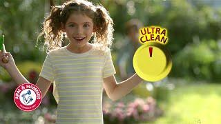 Plus OxiClean™ Liquid Detergent Commercial | ARM & HAMMER™ Laundry