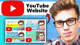 How to Make a Website for your YouTube Channel (for Beginners)