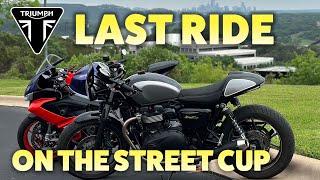 I sold my Triumph Street Cup + Owning an EV Bike sucks