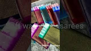 ##soft banarasi warm silk sarees .#booking no.9347724029. #sarees #trending #viralshots #vaishu.