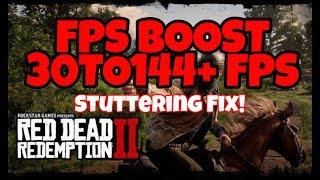 Red Dead Redemption 2 PC Fps Fix drop Stuttering & Lag Fix Performance boost on Pc!