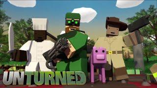 Sneaking into a military base in Unturned!