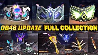 OB40 UPDATE ALL COLLECTION REVIEW | Free Fire OB40 Items review | OB40 Changes @FreeFireLeaks