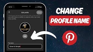 How to Change Your Profile Name on Pinterest | New Update