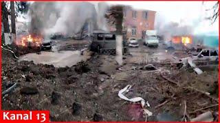 First video from the area hit by ATACMS in Kursk -“They struck, destruction is everywhere”