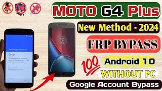 Motorola Moto G4 Plus Password Unlock| Google Account Remove|FRP Bypass (XT1643) Without PC Working