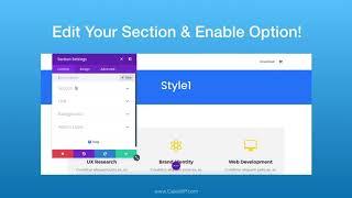 Divi Tab Section - Turn Section to Tabs