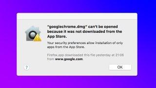 How to Fix "This app" Cannot be Opened Because..." Error (Mac) (10.11 and Below)