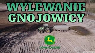 Śmierdząca robota gnojowicy w Ciemnoszyjach Justyna i Łukasz Rolnicy z Podlasia John Deere 7200 R